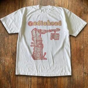 Radiohead White Band Tee